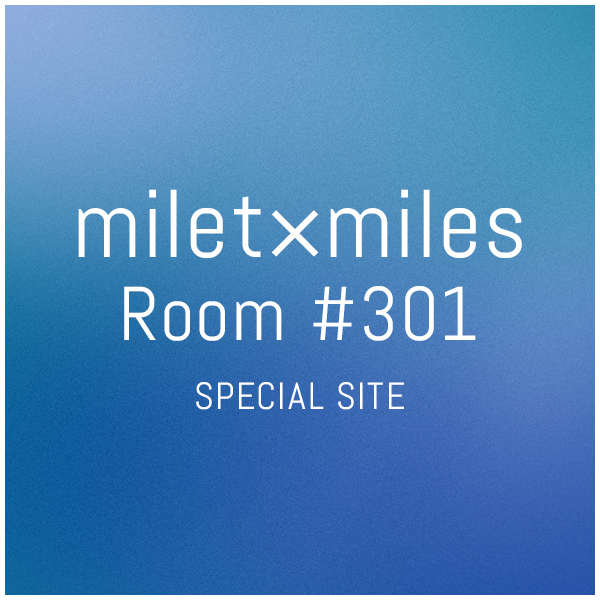 新作グッ milet milet×miles Room #301 グッズ2点セット hideout.lk